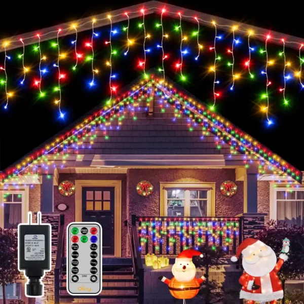 340 LED Heavy Duty Connectable Multi Icicle Lights