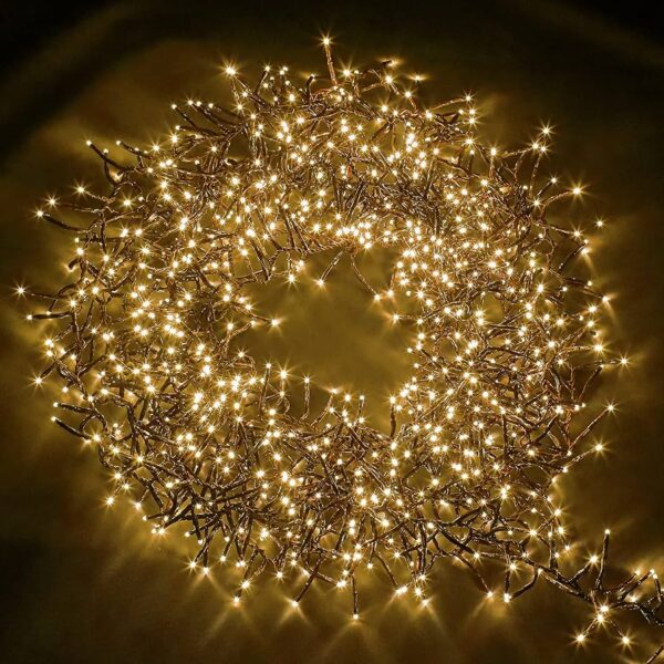 720 LED Cluster Lights Warm White - Image 2