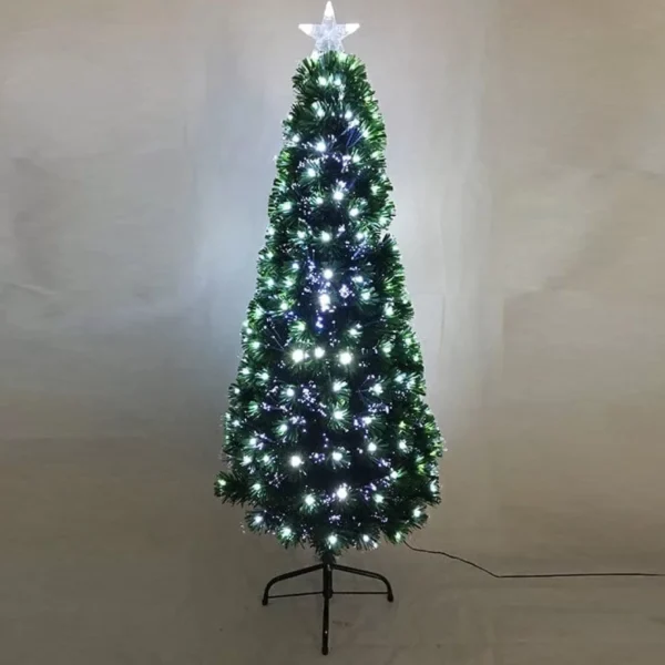 Fibre Optic Slim Tree with Multicoloured LEDs (1.5m)