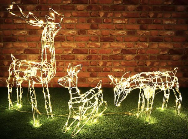 LED Animated Reindeer Family (3pc) - Image 2