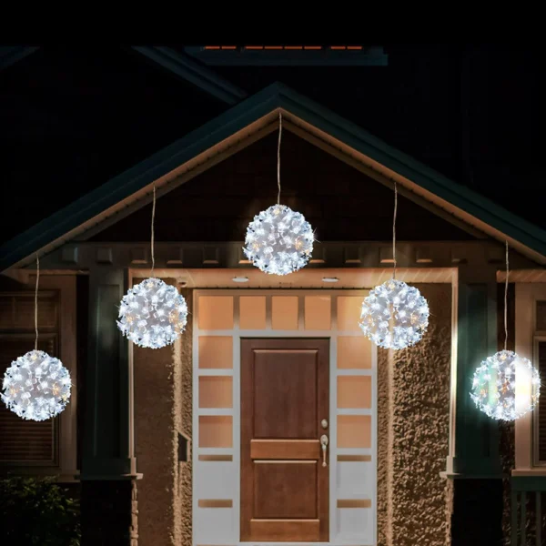 LED Cool-Warm Twinkling Petal Balls 5pc (10cm) - Image 2