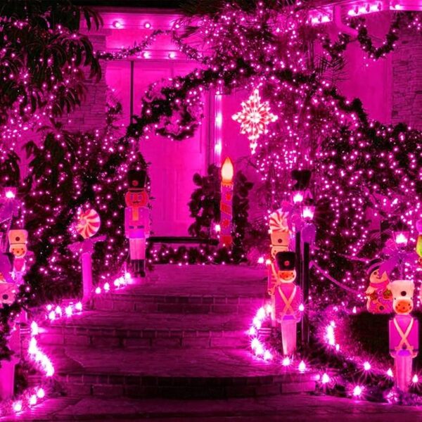 LED Fairy Lights Pink - Image 3