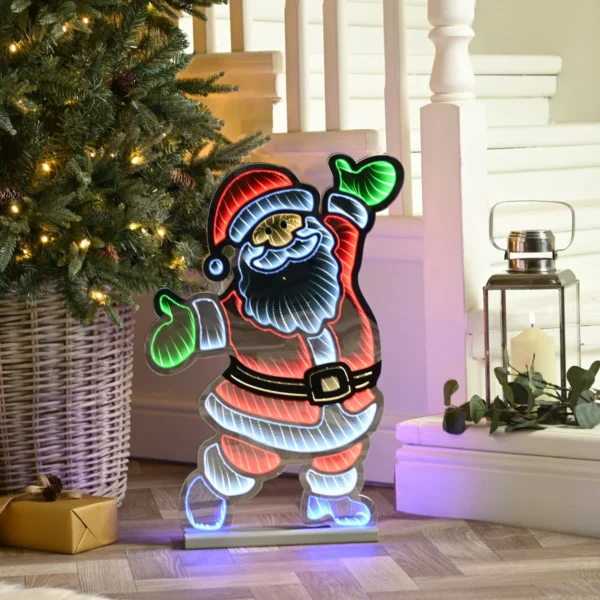 LED Infinity Santa Light (56cm) - Image 2
