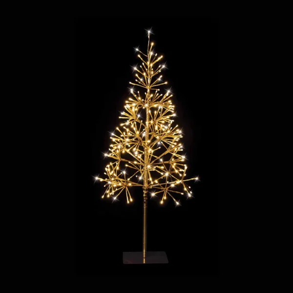 LED Multicolour & Warm White Twinkle Sparkle Tree (110cm)