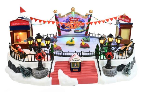 DNK Blue Sport LED Musical Bumper Cars Scene (40cm)