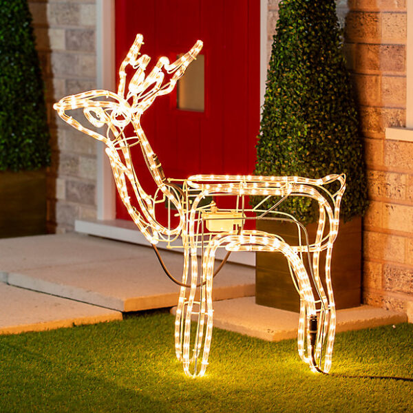 LED Rope light Feeding Reindeer Moving