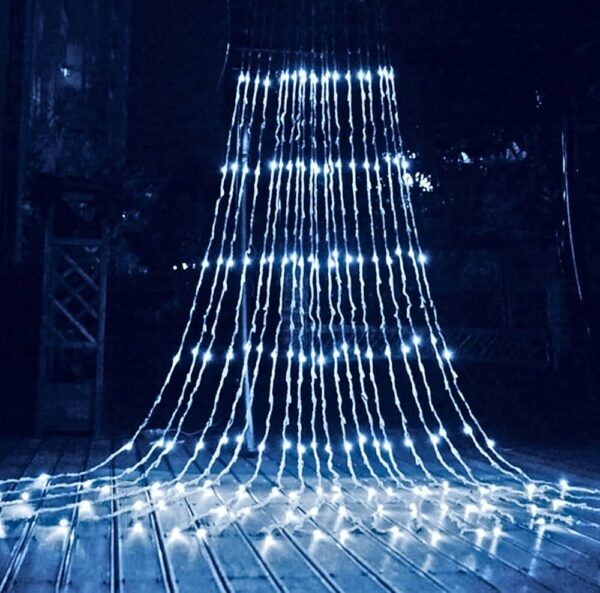 LED White Waterfall Curtain